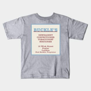 Buckle's Newsagent Call the Midwife London Poplar Kids T-Shirt